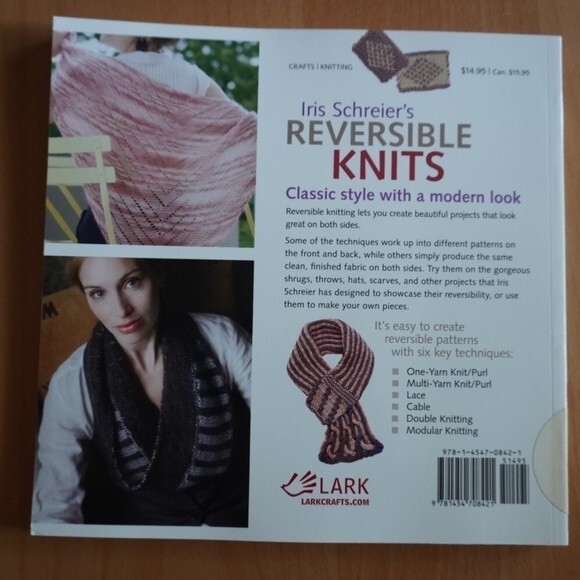 Reversible Knits Creative Techniques Knitting Both Sides Right by Iris Schreier - Picture 2 of 8